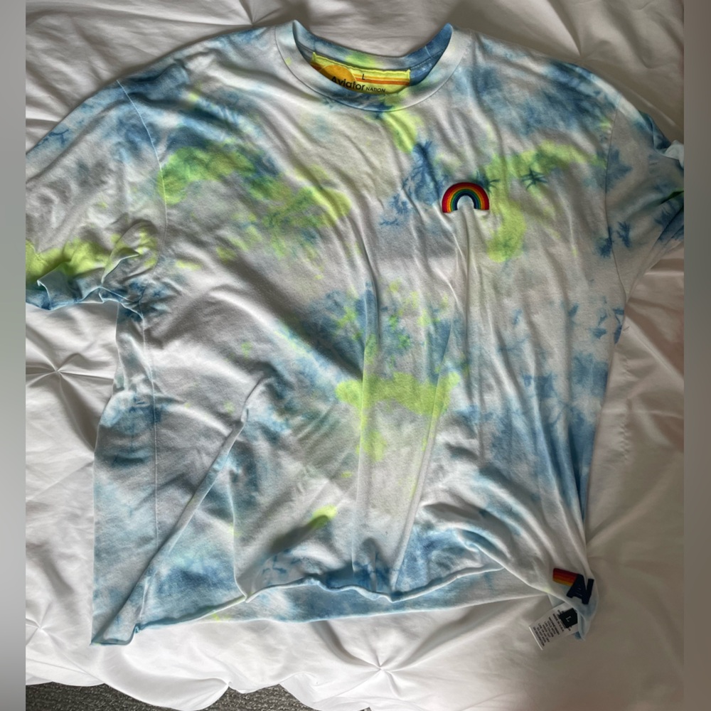 Aviator nation tie dye tshirt